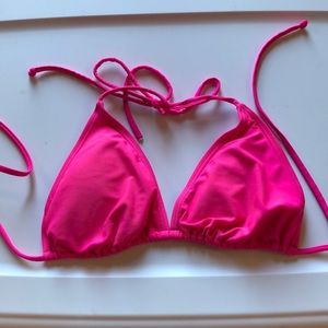 Hot pink bikini